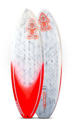 starboard amp active carbon surfboard image front1