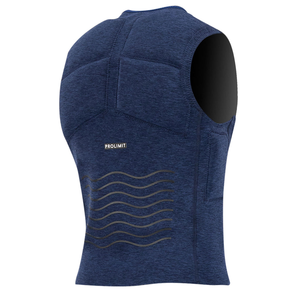 prolimit mercury stretch vest half padded frontzip image side 2